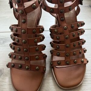 DV Dolce Vita Studded Brown Sandals